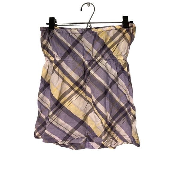 y2k anchor blue plain tube top - Picture 2 of 3